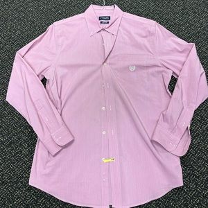 Chaps Stretch Easy Care Shirt Size Medium